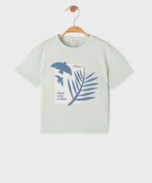 Tee-shirt manches courtes avec motif sur l’avant bébé garçon vue1 - GEMO 4G BEBE - GEMO