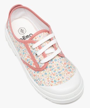 Baskets fille à semelle crantée dessus toile vue5 - GEMO (ENFANT) - GEMO