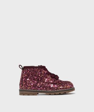 Boots à paillettes avec double fermeture bébé fille - Lovely Wings vue1 - LOVELY WINGS - GEMO