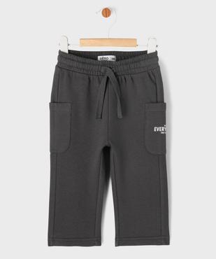 Pantalon de jogging avec taille ajustable bébé garçon vue1 - GEMO 4G BEBE - GEMO