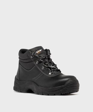 Chaussures de sécurité femme mid-cut dessus en cuir grainé et à lacets vue8 - GEMO (EQUIPT) - GEMO
