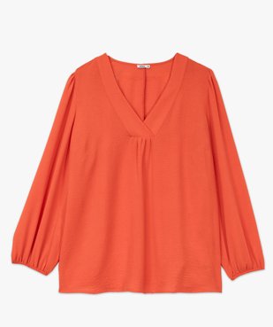 Blouse à manches longues femme grande taille vue4 - GEMO (G TAILLE) - GEMO