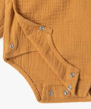 Ensemble bébé garçon 2 pièces : body + pantalon imprimé vue2 - GEMO(BB COUCHE) - GEMO