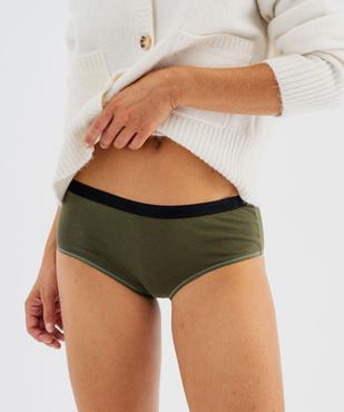 Boxers en coton stretch femme (lot de 5) - Les Pockets DIM vue4 - DIM - GEMO