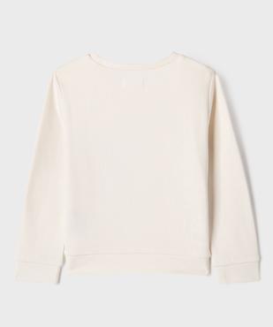 Sweat à motif avec intérieur molletonné fille vue4 - GEMO 4G FILLE - GEMO