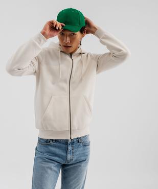 Sweat zippé à capuche homme vue2 - GEMO 4G HOMME - GEMO