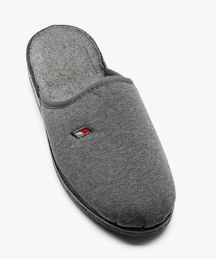 Pantoufles homme mules confort unies dessus jersey vue5 - GEMO(HOMWR HOM) - GEMO