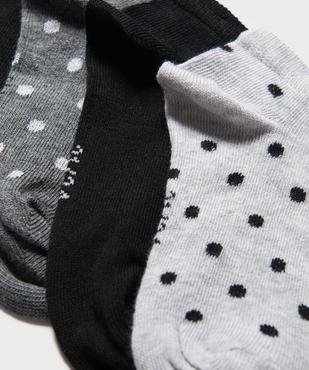 Chaussettes ultra courtes assorties fille (lot de 5) vue2 - GEMO 4G FILLE - GEMO