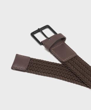 Ceinture tressée élastique homme vue2 - GEMO (ACCESS) - GEMO
