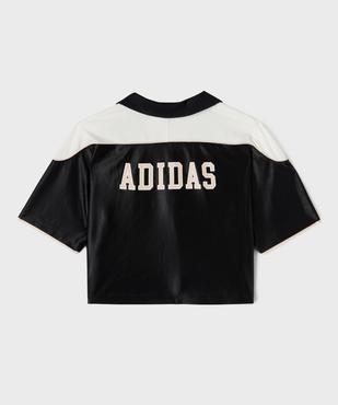 Polo court avec inscription dans le dos fille - Adidas vue3 - ADIDAS - GEMO