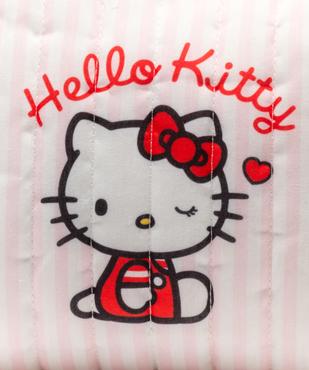 Trousse de toilette matelassée motif chat - Hello Kitty vue3 - HELLO KITTY - GEMO
