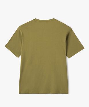 Tee-shirt à manches courtes en coton avec inscription skate garçon vue3 - GEMO (JUNIOR) - GEMO