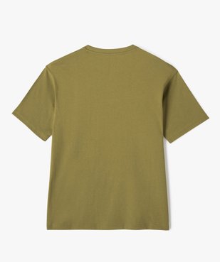 Tee-shirt à manches courtes en coton avec inscription skate garçon vue3 - GEMO (JUNIOR) - GEMO