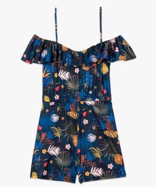Combi-short fluide avec décolleté volanté vue4 - FOLLOW ME - GEMO
