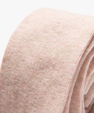 Collants chauds unis et pailletés fille vue2 - GEMO 4G FILLE - GEMO