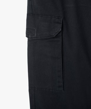 Pantalon en toile coupe jogger slim garçon vue3 - GEMO 4G GARCON - GEMO