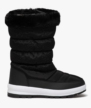 Après-ski femme unis à col fourré avec zip et à strass vue1 - SANS MARQUE - GEMO