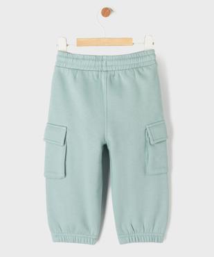 Jogging cargo en molleton doux bébé garçon vue3 - GEMO 4G BEBE - GEMO