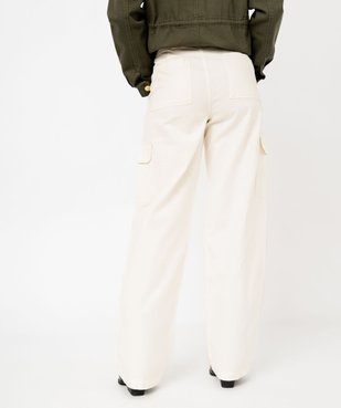 Pantalon cargo multi poches femme vue3 - GEMO(FEMME PAP) - GEMO