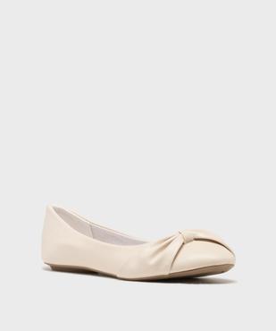 Ballerines femme unies ultra-légères à bout drapé  vue2 - VALENTINA BALDA - GEMO