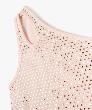 Débardeur asymétrique scintillant fille vue2 - GEMO (ENFANT) - GEMO