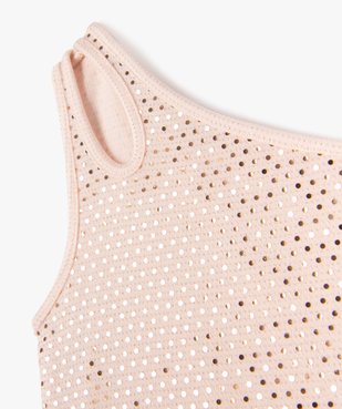 Débardeur asymétrique scintillant fille vue2 - GEMO (ENFANT) - GEMO