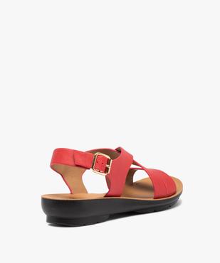 Sandales femme confort unies à semelle amortissante vue4 - GEMO (CONFORT) - GEMO