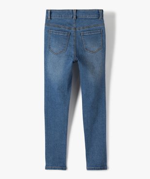 Jean fille coupe Skinny extensible vue4 - GEMO 4G FILLE - GEMO