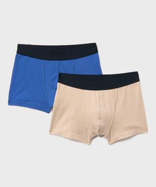 Boxers en coton stretch à motifs jeux vidéo garçon (lot de 2) vue1 - GEMO 4G GARCON - GEMO