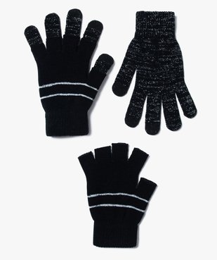 Gants 2 en 1 pour écrans tactiles vue1 - GEMO (ACCESS) - GEMO