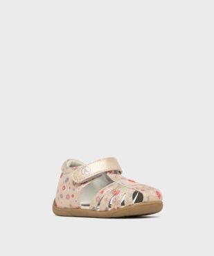 Chaussures ouvertes à bride scratch bébé fille - Alma vue2 - ALMA - GEMO