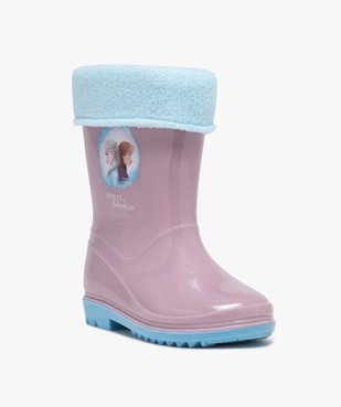 Bottes de pluie fille doublure chaude – Reine des Neiges vue2 - REINE DES NEIGE - GEMO
