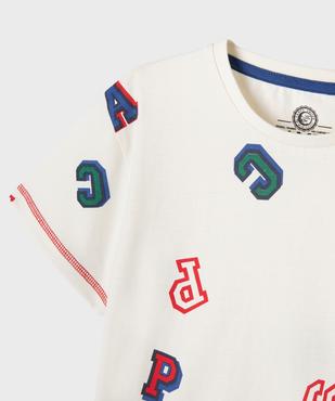 Tee-shirt manches courtes imprimé garçon - Camps United vue2 - CAMPS GEMO FOR GOOD - GEMO