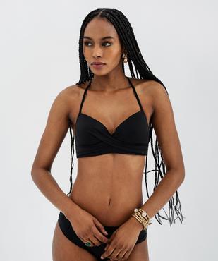 Haut de maillot de bain à armatures et bonnets moussés vue1 - GEMO (PLAGE) - GEMO
