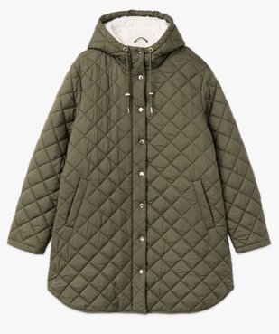 Manteau matelassé à capuche femme grande taille vue4 - GEMO 4G GT - GEMO