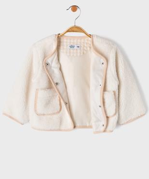 Veste en sherpa bébé fille vue5 - GEMO(BEBE DEBT) - GEMO