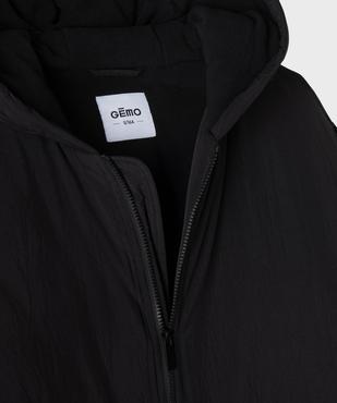 Blouson à capuche déperlant doublé polaire garçon vue3 - GEMO (JUNIOR) - GEMO