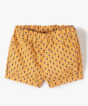 Short bébé fille à motifs fleuris vue1 - GEMO(BEBE DEBT) - GEMO