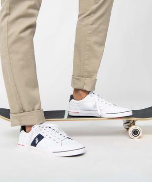 Baskets homme en toile unie à lacets – US Polo Assn vue1 - US POLO - GEMO