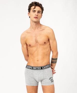 Boxer en coton extensible imprimé homme - Camps United vue1 - CAMPS US - GEMO