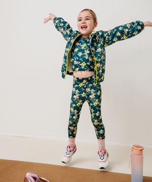 Blouson à capuche en matière déperlante fille vue6 - GEMO 4G FILLE - GEMO