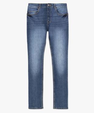 Jean homme straight en coton stretch vue4 - GEMO (HOMME) - GEMO