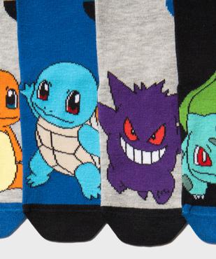 Chaussettes hautes imprimées garçon (lot de 5) - Pokémon vue2 - POKEMON - GEMO