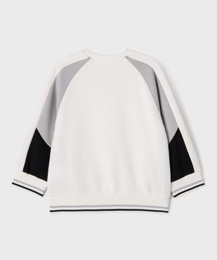 Sweat de sport tricolore garçon vue3 - GEMO (ENFANT) - GEMO