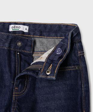 Jean regular en coton avec taille ajustable garçon vue2 - GEMO 4G GARCON - GEMO