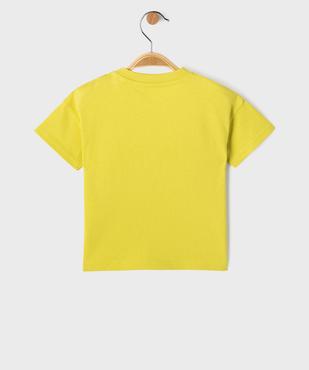 Tee-shirt manches courtes en jersey de coton imprimé bébé garçon vue3 - GEMO 4G BEBE - GEMO