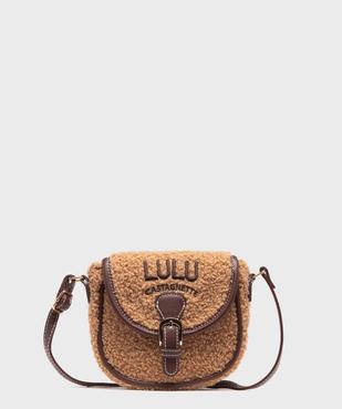 Sac besace en maille bouclette avec bandoulière fine fille - LuluCastagnette vue1 - LULUCASTAGNETTE - GEMO
