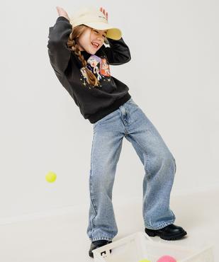 Jean Straight taille ajustable fille vue5 - GEMO 4G FILLE - GEMO