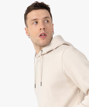 Sweat à capuche intérieur molletonné homme vue5 - GEMO 4G HOMME - GEMO