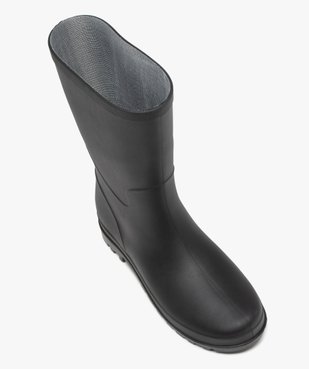 Bottes de pluie femme unies à semelle crantée vue5 - GEMO (EQUIPT) - GEMO